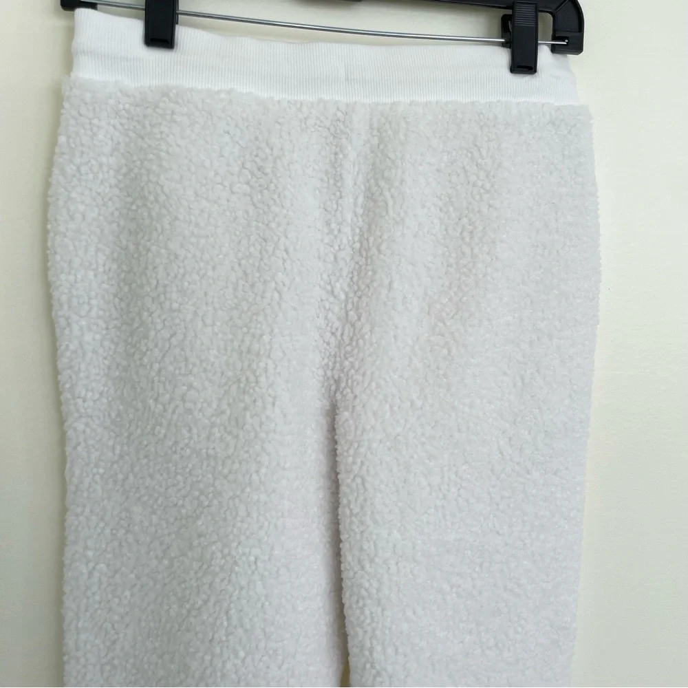 Haven Well Within White Sherpa Joggers XS Extra Small - Picture 8 of 10